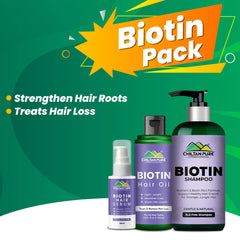 Biotin Hair Growth Kit - Strengthen Hair Roots, Treats Hair Loss & Promotes Healthy Hair Growth, Doctor's 👨⚕️ Recommended