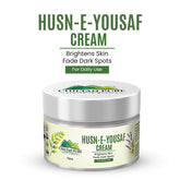 Husn-e-Yousuf Cream – Brightens & Whitens Skin, Fade Dark Spots, Treats Acne & Shed Dead Skin Cells
