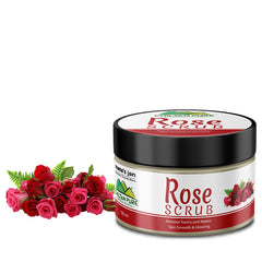Rose Face & Body Scrub – Gentle Smoothing Face Scrub – Exfoliate & Moisturize Skin, Good For All Skin Types