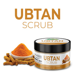 Ubtan Face & Body Scrub – Exfoliates Clogged Pores, Removes Impurities & Brightens Up Your Skin, Suitable For All Skin Types