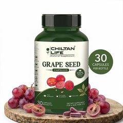 Grape Seed Capsule 100% Natural Grape Seed Tablets 30 Per Bottle 500mg