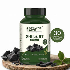 Shilajit Capsule 100% Natural Shilajit Tablets 30 Per Bottle 500mg