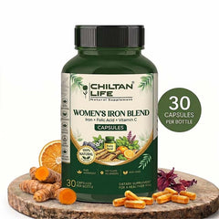 Women Iron Blend Capsule 100% Natural Women Iron Blend Tablets 30 Per Bottle 500mg