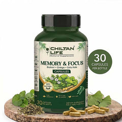 Memory & Focus Capsule 100% Natural Memory & Focus Tablets 30 Per Bottle 500mg