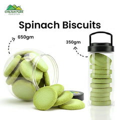 Spinach Biscuit Cookies / Made With Organic Desi Butter, Bakery Biscuit