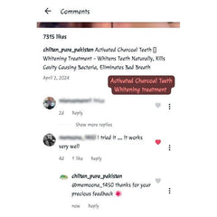 Activated Charcoal Teeth 🦷 Whitening Treatment - Whitens Teeth Naturally, Kills Cavity causing Bacteria Eliminates Bad Breath - ChiltanPure