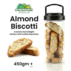 Almond Biscotti Cookies / Made With Organic Desi Butter, Bakery Biscuit - ChiltanPure