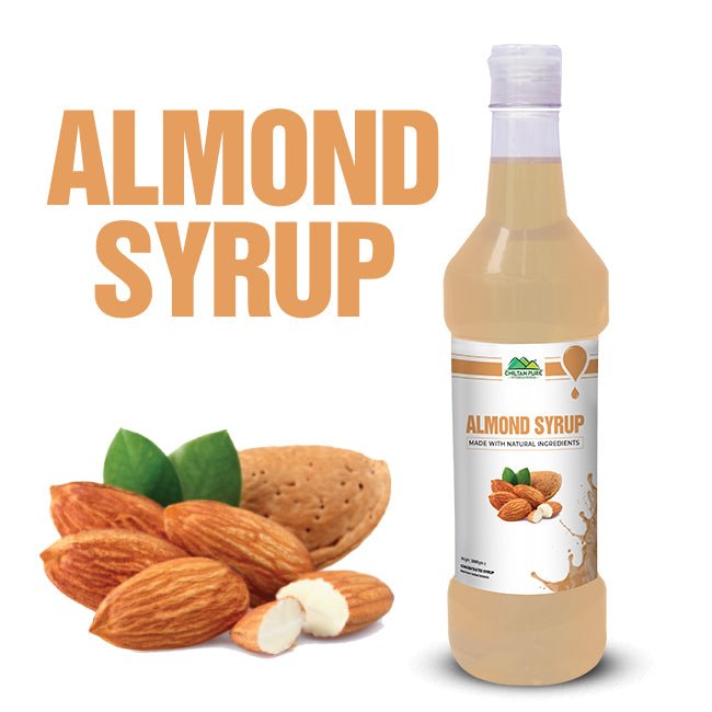 Almond Syrup / Sharbet - For Thirst Quenching Drink - ChiltanPure