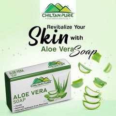 Aloe vera soap - Gentle, soothing & alleviate itchiness from psoriasis - ChiltanPure