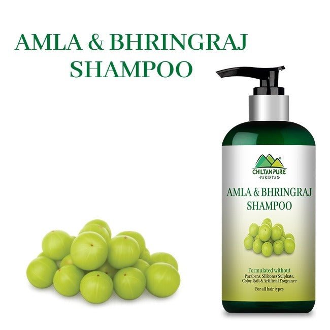 Amla & Bhringraj Shampoo / آملہ اور بھِرنگراج شیمپو / Amla aur Bhringraj Shampoo - ChiltanPure