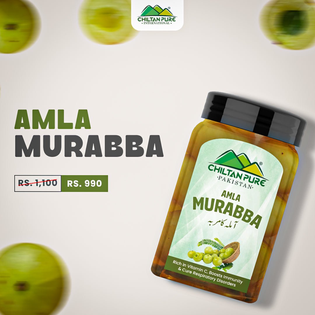 Amla Murabba / (آملہ کا مربہ) / Alluring Blend of Tangy Indian Gooseberries & Spices, Abundant in Vitamin C, Boosts Immunity & Cure Respiratory Disorders, Secret of Overall Well - Being - ChiltanPure
