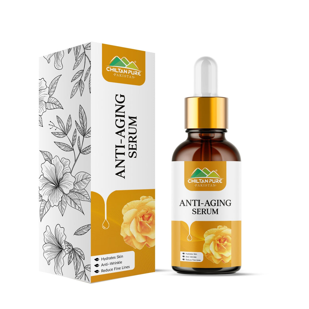 Anti - Aging Serum – Hydrate Skin, Anti – Wrinkle , Reduce Fine Lines & Fights Signs of Ageing - ChiltanPure