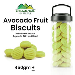 Avocado Fruit Biscuit Cookies / Made With Organic Desi Butter, Bakery Biscuit - ChiltanPure