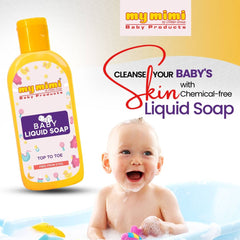 Baby & Kids Liquid Soap - Top to Toe, Tear Free, Free from Dyes, Deep Cleanses Baby's Skin - ChiltanPure