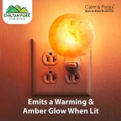 Ball Shape Nightlight Salt Lamp – Best to rejuvenate your Energies - ChiltanPure