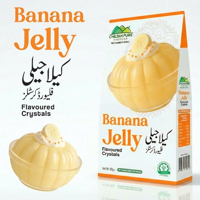 Banana Jelly / Crystal Jelly Banana 80±gm - ChiltanPure
