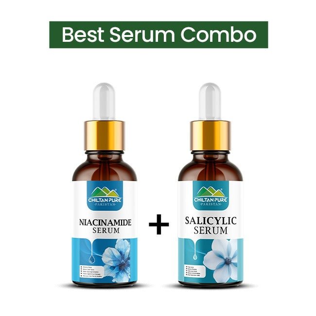 Best Serum Combo - Strengthens Skin's Barrier, Acne Reduction - ChiltanPure