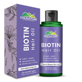 Biotin Hair Oil – Boosts Hair Growth, Deep Hair Treatment, Anti - Dandruff, Makes Hair Smooth & Shiny,, Doctor's 👨⚕️ Recommended - ChiltanPure