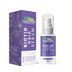 Biotin Hair Serum – Wonderful biotin hair strengthening serum Promote hair – treat damaged, dry, frizzy & brittle hair, dry scalps, and dandruff 100% result,, Doctor's 👨⚕️ Recommended - ChiltanPure