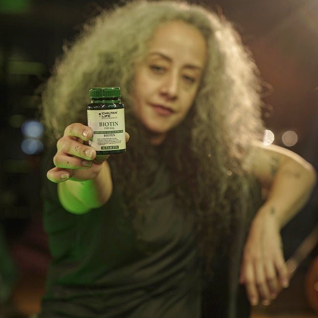 Biotin Vitamin Pills - 30 Biotin Tablets (2500mcg) - ChiltanPure
