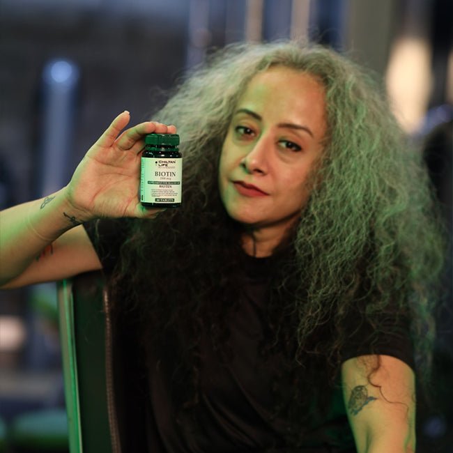 Biotin Vitamin Pills - 30 Biotin Tablets (2500mcg) - ChiltanPure