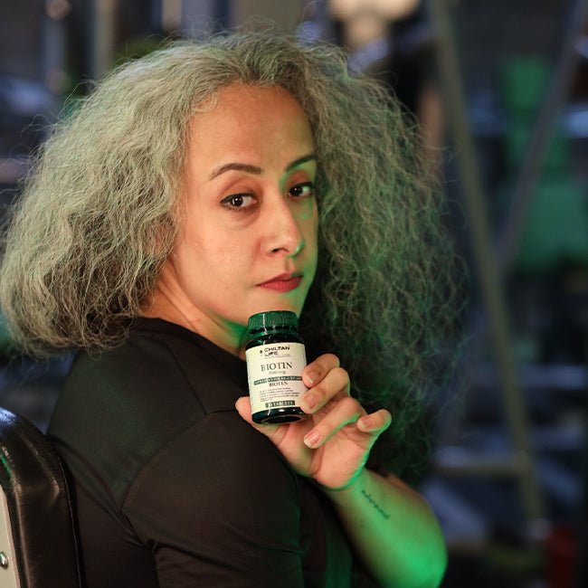 Biotin Vitamin Pills - 30 Biotin Tablets (2500mcg) - ChiltanPure