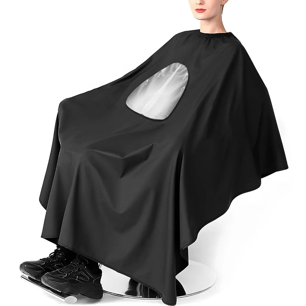 Black Apron - with a Mobile - Friendly Transparent Window - ChiltanPure