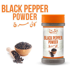 Black Pepper Powder - Enhance Your Meals with Bold , Spicy Flavor and the Wellness of Black Pepper – Your Go - To Spice for Cough and Cold Relief (plastic packaging) - ChiltanPure