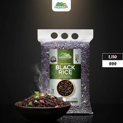 Black Rice / (سیاہ چاول) / – Extra Long Grain Premium Quality, Naturally Nutritious, Rich in Antioxidants, Fiber & Minerals - ChiltanPure
