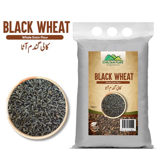 Black Wheat / کالی گندم آٹا / Kali Gandum Aata / 1kg - ChiltanPure