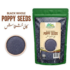 Black Whole Poppy Seeds / کالی ثابت خشخاش - ChiltanPure