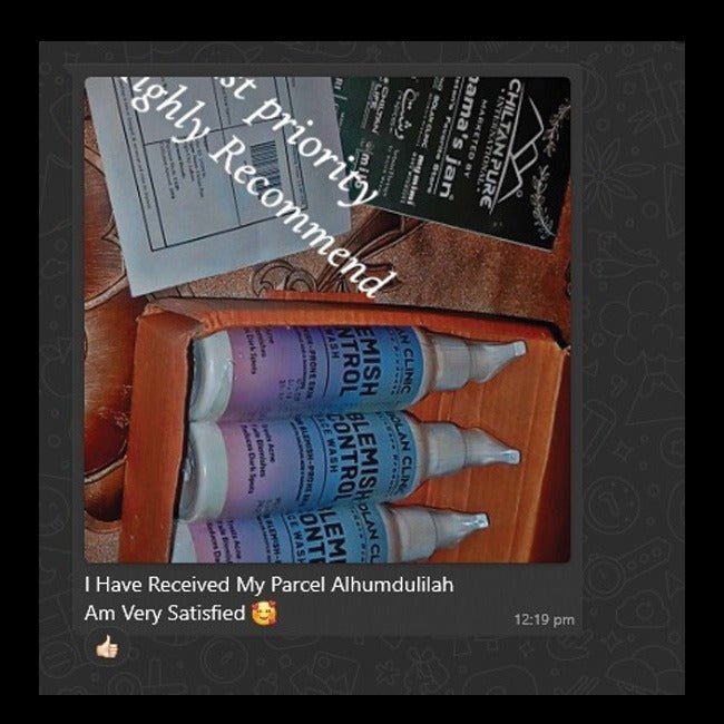 Blemish Control Face Wash - Made with 2% Salicylic Acid & Niacinamide, Treats Acne, Fades Blemishes & Reduces Dark Spots - ChiltanPure