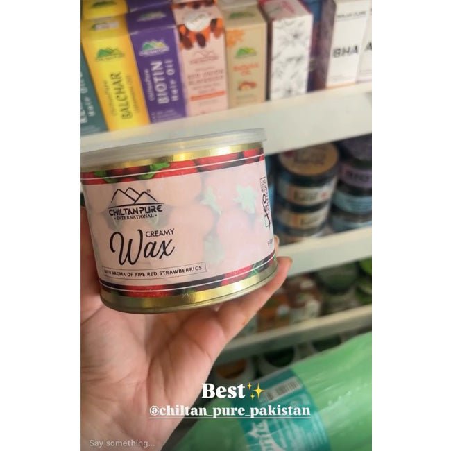 Body Hair Removal Wax – With Aroma of Ripe Red Strawberries - ChiltanPure