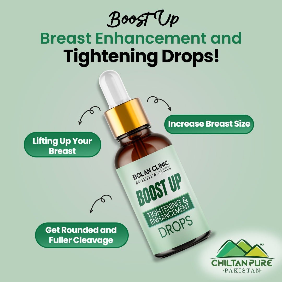 Boost Up Tightening and Enhancement Drops - Uplift Your Sagging Breasts and Tighten Them Naturally - ChiltanPure