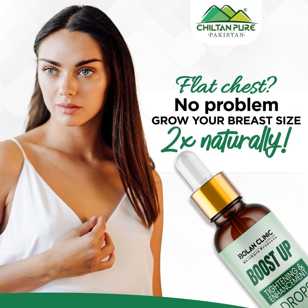 Boost Up Tightening and Enhancement Drops - Uplift Your Sagging Breasts and Tighten Them Naturally - ChiltanPure