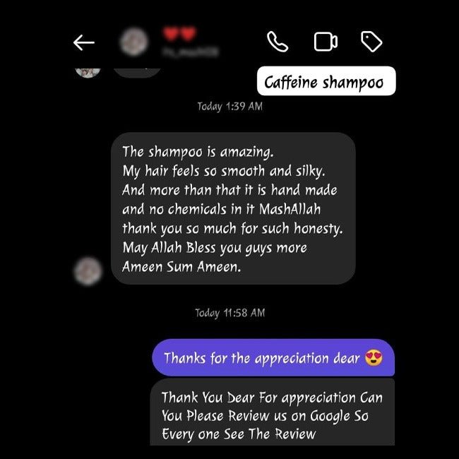 Caffeine Shampoo – Stimulate Hair Growth, Strengthen Hair Follicles, Calms Itchy Scalp & Prevents Dandruff 250ml - ChiltanPure