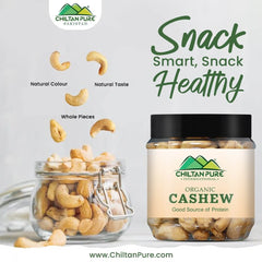 Cashew Nuts – Promotes weight loss, Improves heart health, rich in fiber & protein, contains variety of vitamins & minerals – 100% pure organic 160g - ChiltanPure