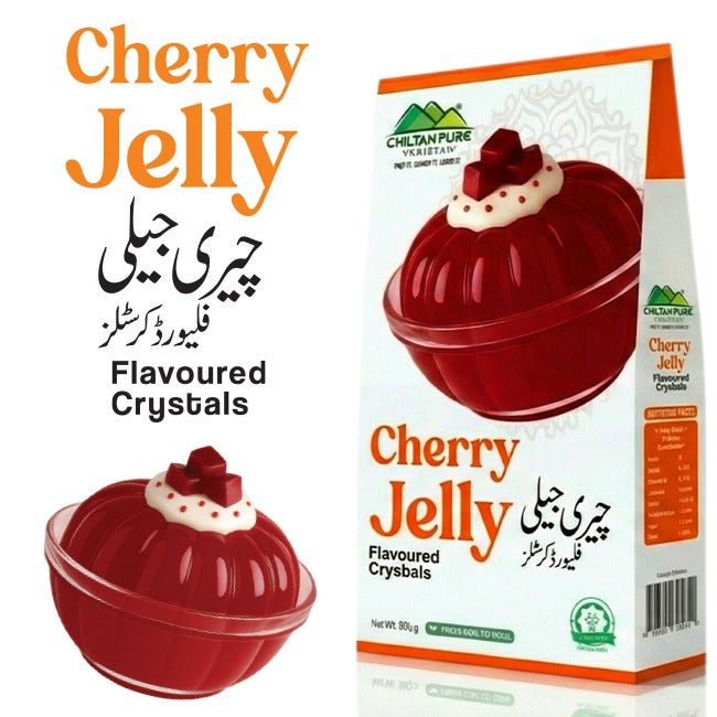 Cherry Jelly / Crystal Jelly Cherry 80±gm - ChiltanPure