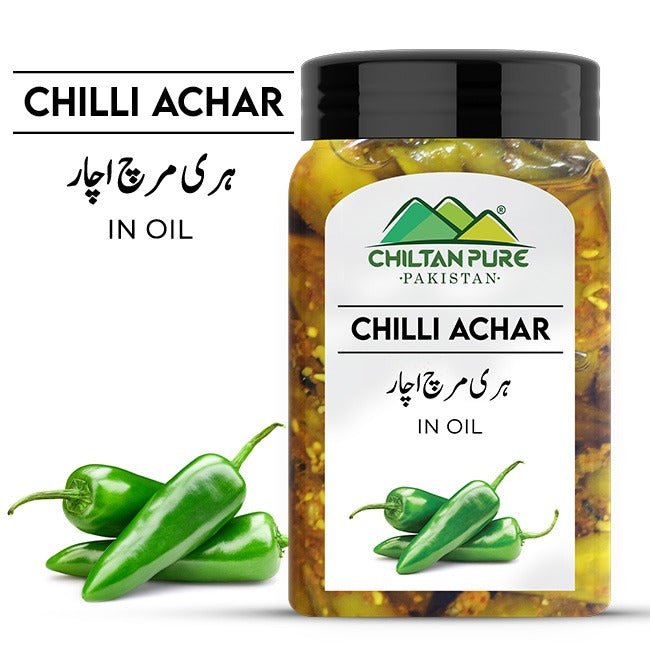 Chilli Achar / Pickle - Fiery Charm of Green Chilli, Spice Up Your Meals & Tantalize Your Taste Buds! - ChiltanPure