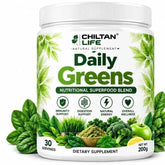 Chiltan Life Daily Greens Superfood Powder – 200g - ChiltanPure