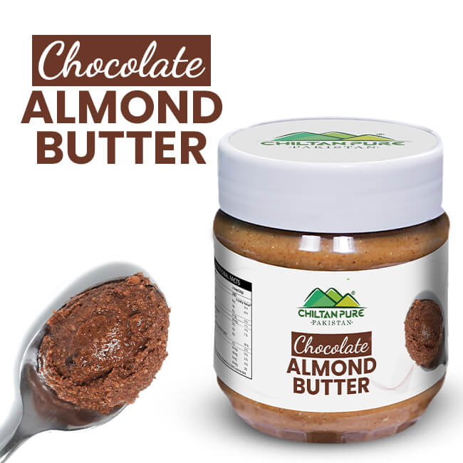 Chocolate Almond Butter - Combines the natural & Nutty goodness of premium Almonds - ChiltanPure