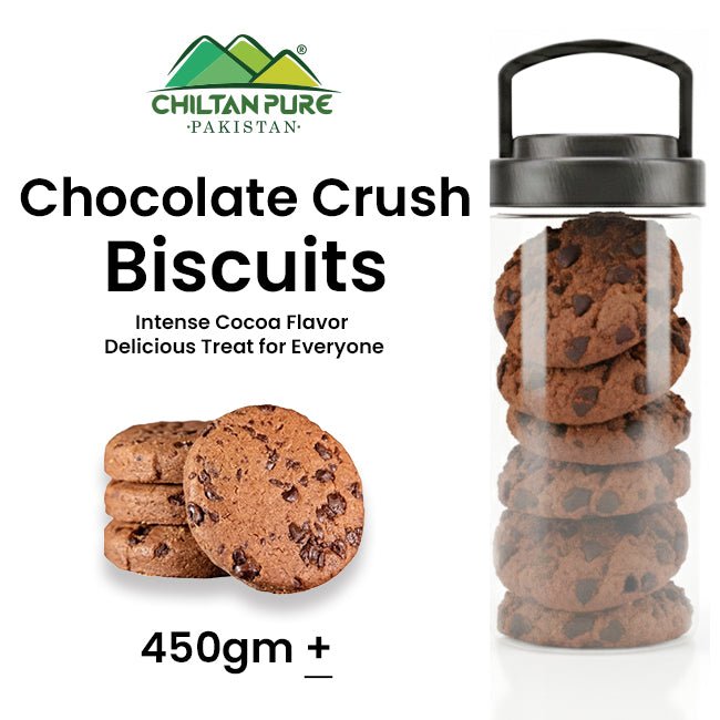 Chocolate Crush Biscuit Cookies / Made With Organic Desi Butter, Bakery Biscuit - ChiltanPure