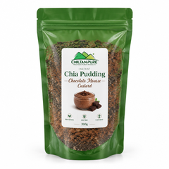 CHILTAN PURE Instant Chia Pudding Chocolate Mousse Custard 200g