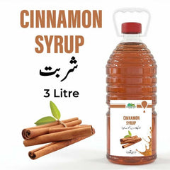 Cinnamon Syrup / Daar Cheeni Sharbat / 3 Liter Institutional Bulk For HORECA Family, Hotels, Restaurants, Catering, Cafes - ChiltanPure
