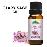 Clary Sage Essential Oil – Relieves Insomnia, Lowers Blood Pressure, Reduces Convulsions & Balances Hormones 20ml - ChiltanPure
