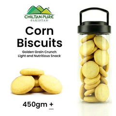 Corn Biscuit Cookies / Made With Organic Desi Butter, Bakery Biscuit - ChiltanPure