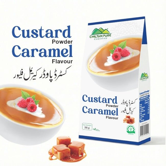 Custard Powder Caramel / کسٹرڈ پاؤڈر کیریمل / Weight 285gm± - ChiltanPure