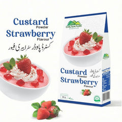 Custard Powder Strawberry / کسٹرڈ پاؤڈر اسٹرابیری / Weight 285gm± - ChiltanPure