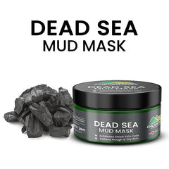 Dead Sea Mud Mask – Intensely Hydrate, Exfoliates Dead Skin Cells, Cures Psoriasis & Eczema 150g - ChiltanPure
