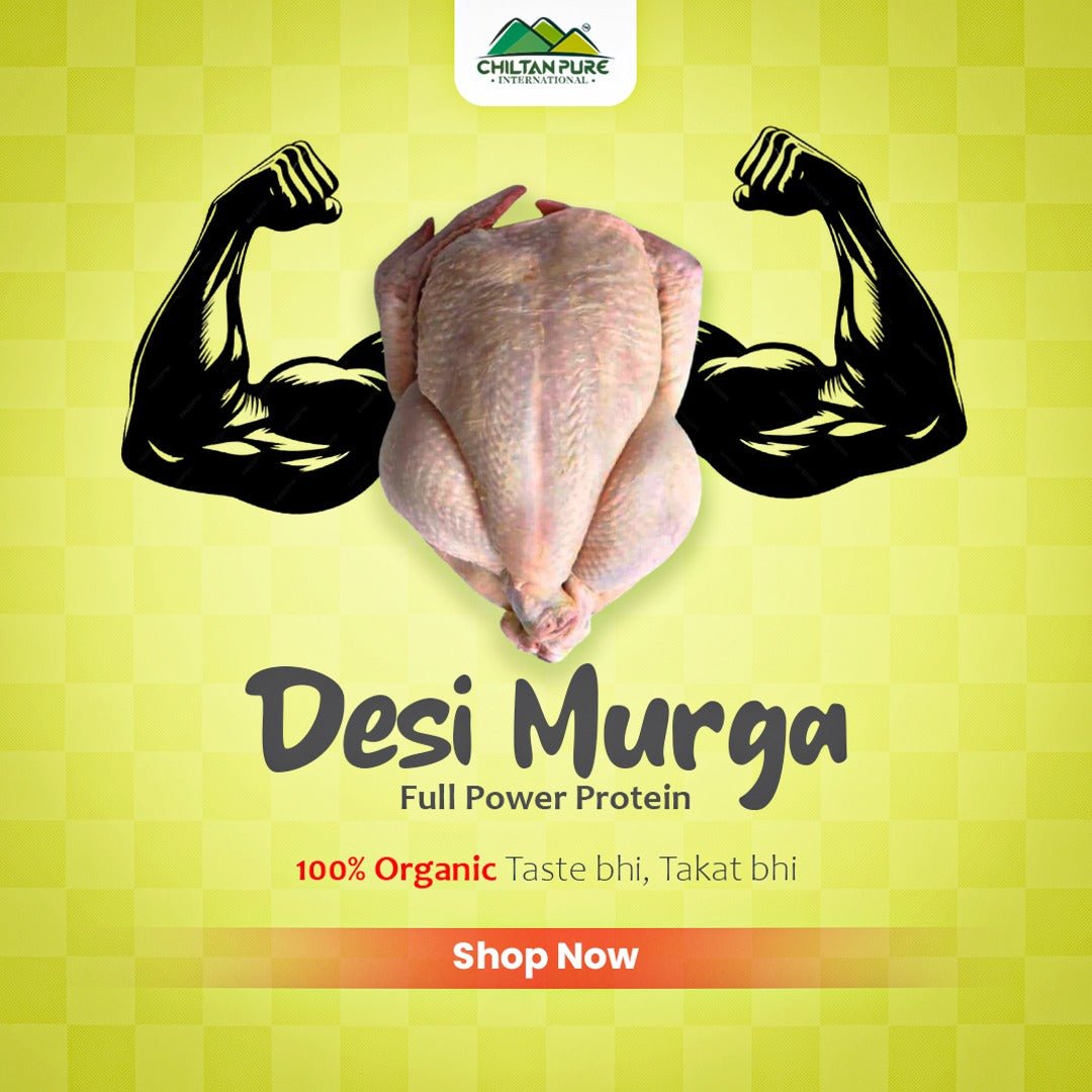 Desi Chicken (Male & Young) Organic / دیسی مرغا / Desi Murga / 1kg - ChiltanPure